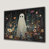 Ghost in a Field Canvas Print Surreal Poster Decor