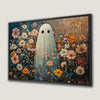 Ghost in Floral Canvas Print Fantasy Landscape Art