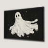 Ghostly Figure in Stars Canvas Print for Halloween