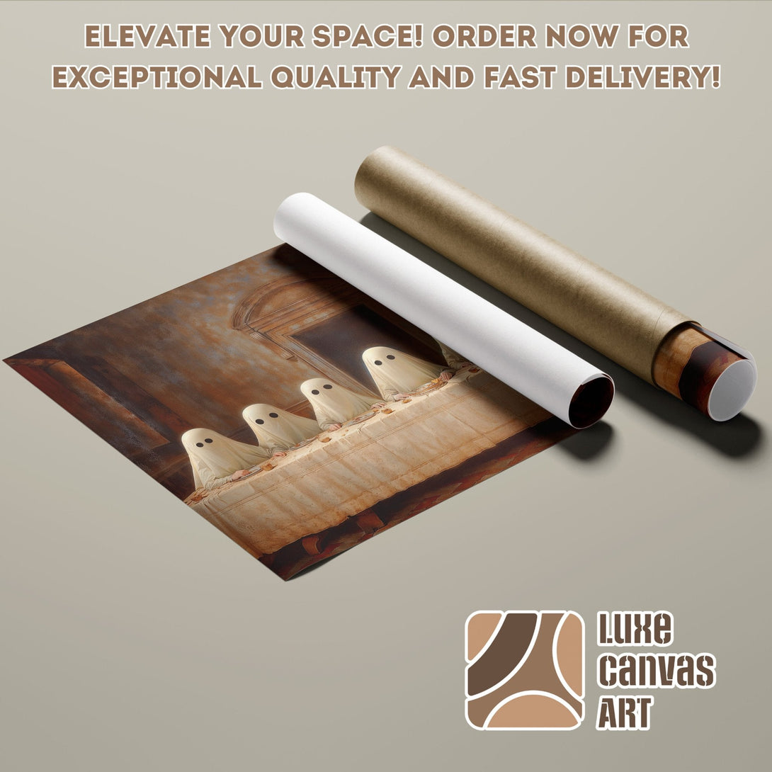 Poster Roll featuring a humorous art print with a warm, earthy color palette. Order yours today!