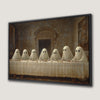 Ghostly Last Supper Parody Canvas Print Art