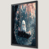 Ghostly Swing Art Poster - Halloween Home Decor