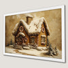 Gingerbread House Art Poster - Festive Holiday Wall Decor