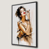 Glamorous Beauty Woman Canvas Print Stylish Wall Art