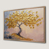 Gold Leaf Tree Abstract Nature Canvas Print