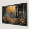 Golden Autumn Forest Art Poster - Serene Fall Landscape