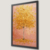 Golden Autumn Tree Art Poster with Lush Foliage