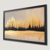 Golden Autumn Trees Art Poster for Home Decor