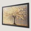 Golden Blossom Tree Art Poster - Modern Floral Wall Decor
