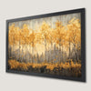 Golden Forest Trees Art Poster - Serene Landscape Wall Decor