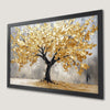 Golden Leaves Tree Art Poster for Living Room Decor