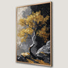 Golden Leaves Tree Canvas Print Nature Art Decor