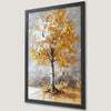 Golden Tree Abstract Art Poster - Elegant Wall Decor