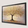 Golden Tree Art Poster with Gold Leaf Elegance