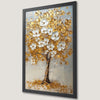 Golden Tree Floral Art Poster - Elegant Home Decor