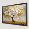 Golden Tree of Life Art Poster - Abstract Nature Decor