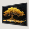 Golden Tree of Life Art Poster - Mystical Wall Decor