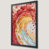 Golden Wave Art Poster - Coastal Decor for Your Home