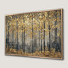 Gothic Autumn Forest with Golden Trees Canvas Print