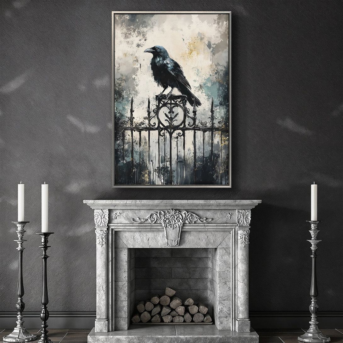 Framed Wall Art featuring a majestic deer in a dark, elegant style with gold and brown hues. Perfect for adding a touch of nature to your home decor.