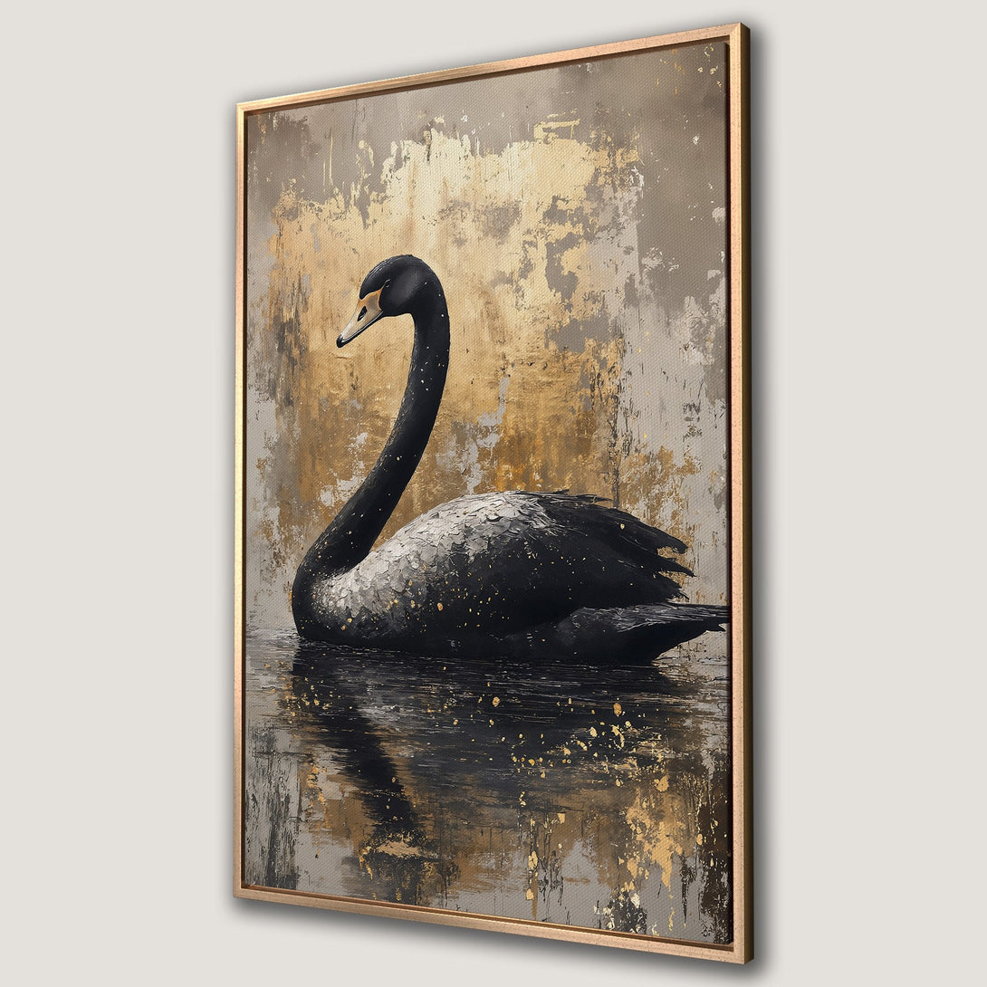Framed Wall Art featuring a majestic hawk perched in a forest, rendered in a warm, earthy color palette. Adds a touch of nature's beauty to any space.