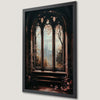 Gothic Castle View Art Poster - Medieval Fantasy Wall Decor