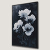 Gothic Floral Art Canvas Print for Dark Botanical Decor