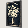 Gothic Flowers Art Poster - Vintage Botanical Wall Decor