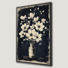 Gothic Flowers in Vase Canvas Print Vintage Floral Art