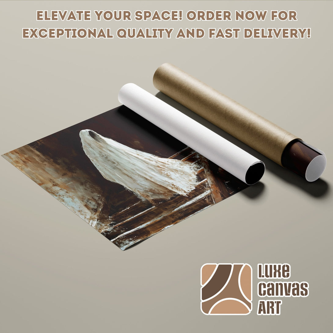 Abstract art Poster Roll with a neutral color palette. Order yours today!