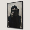 Gothic Girl with Dark Book Canvas Print Art