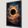 Gothic Sky Solar Eclipse Art Poster - Celestial Wall Decor