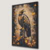 Great Eagle Autumn Scene Canvas Print Framed Art