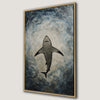 Great White Shark in Ocean Canvas Print Wall Art