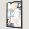 Grey and Beige Minimalist Art Poster for Modern Decor