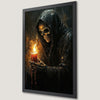Grim Reaper Gothic Art Poster - Eerie Wall Decor