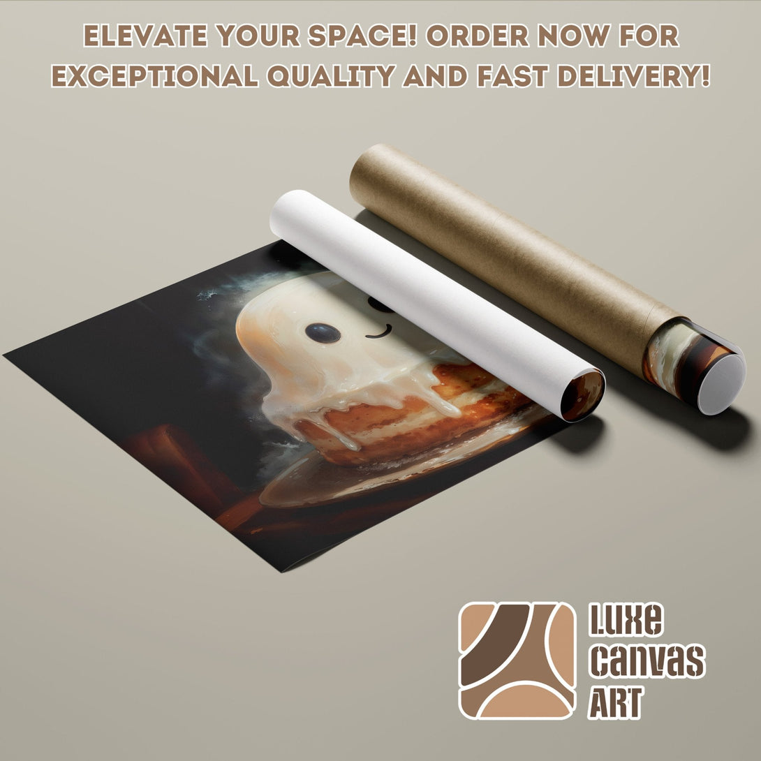 Poster Roll featuring a whimsical food illustration in a warm, neutral color palette. Elevate your space!