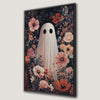 Haunted Floral Garden Framed Canvas Wall Art Print