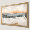 Hazy Watercolor Mountains Art Poster for Modern Decor