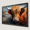 Highland Cow Art Poster - Rustic Farmhouse Decor for Your Walls