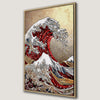 Hokusai Great Wave Framed Canvas Print Japanese Art