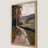 Idyllic Autumn Landscape Art Poster for Rustic Home Decor