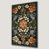 Inspired Floral Framed Canvas Print by William Morris
