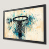 Inspiring Basketball Abstract Art Poster for the Man Cave