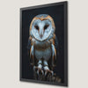 Intense Gaze Owl Art Poster - Bring Wildlife to Your Walls