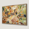 Intricate Geometric Mosaic Pattern Canvas Print Decor