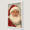 Jolly Santa Claus Art Poster for Christmas Cheer