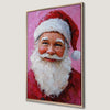 Jolly Santa Claus Portrait Canvas Print for Christmas
