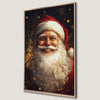 Joyful Santa Claus Canvas Print Festive Holiday Decor
