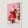 Joyful Santa Claus Holiday Poster | Festive Christmas Decor